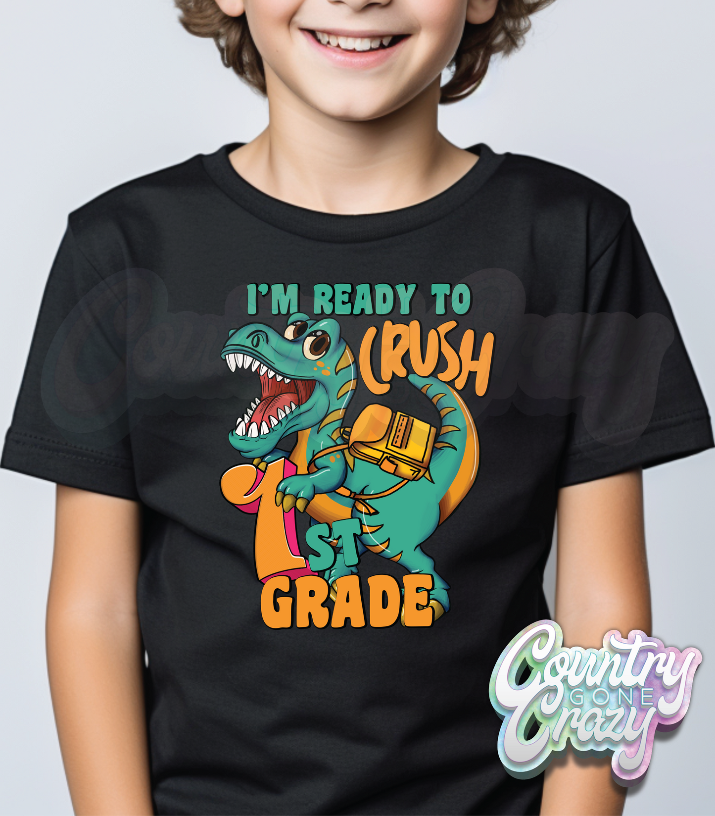 CRUSH - FIRST GRADE // BLACK T-SHIRT