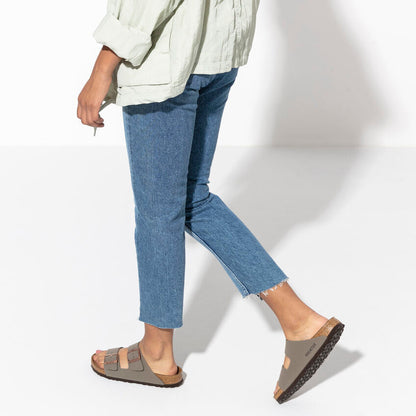 BIRKENSTOCK - ARIZONA 151211 - STONE SANDALS