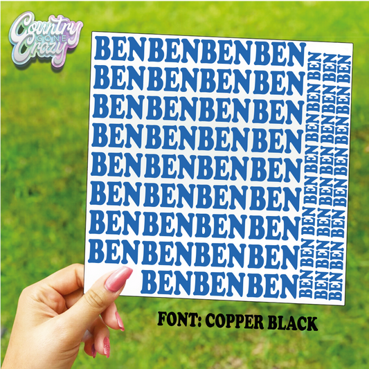 School Supply Labels // Same Font / Same Color