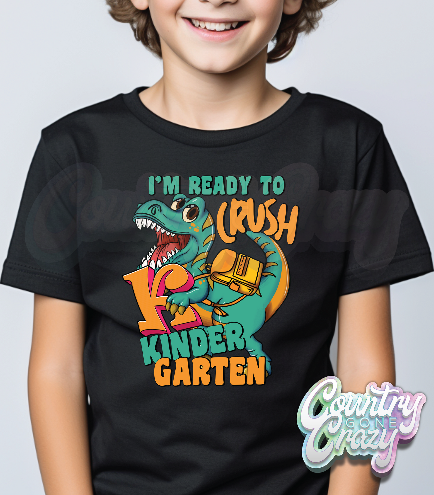 CRUSH - KINDERGARTEN // BLACK T-SHIRT