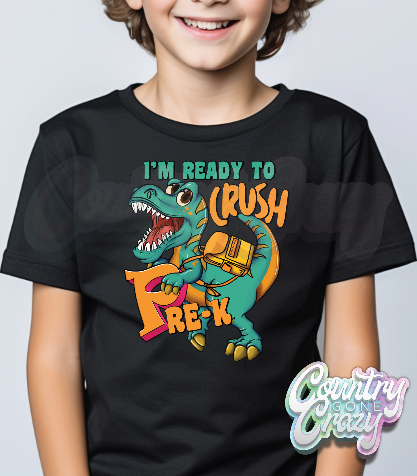 CRUSH - PRE-K // BLACK T-SHIRT