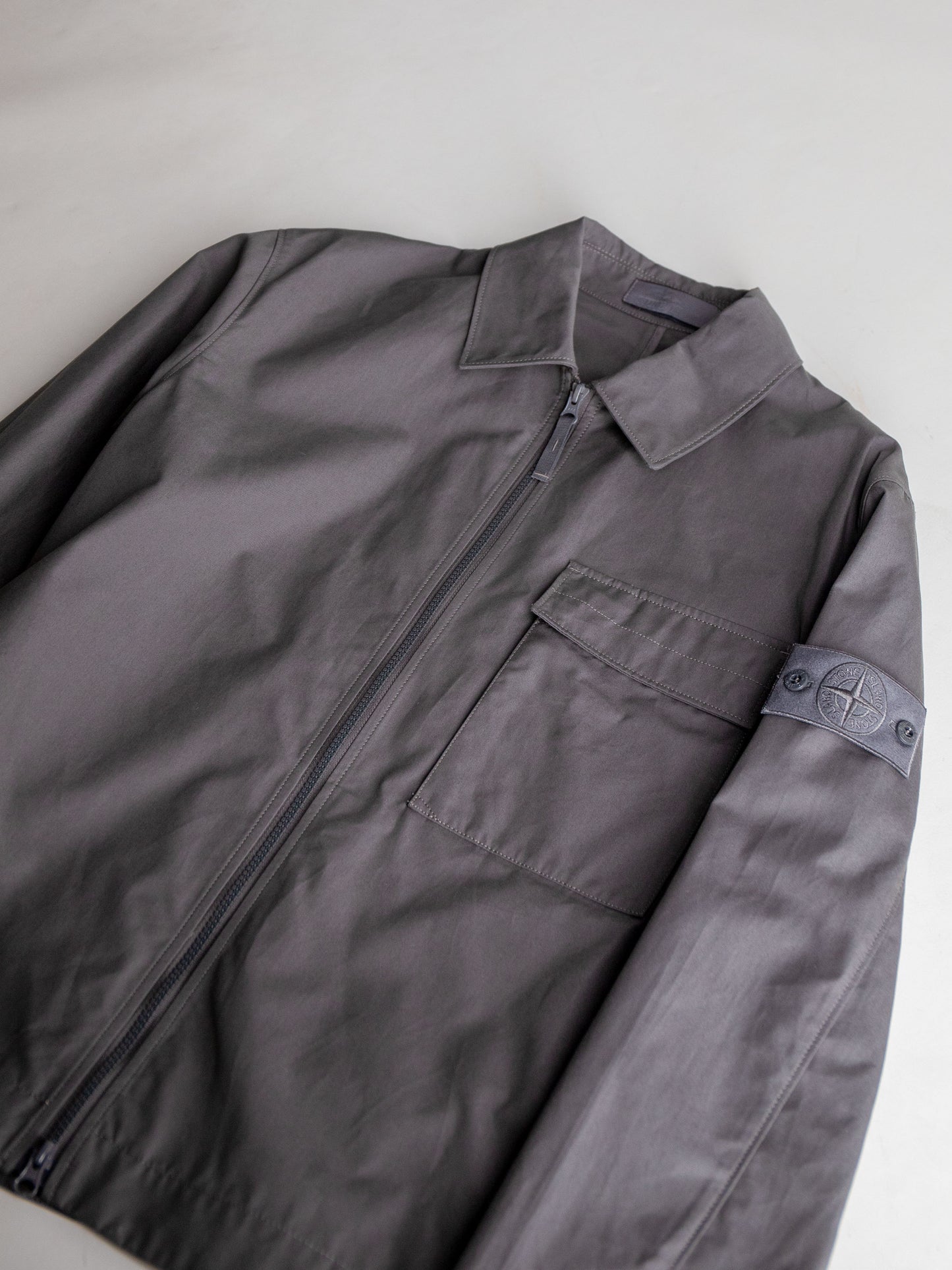 Stone Island Overshirt Grijs Ghost