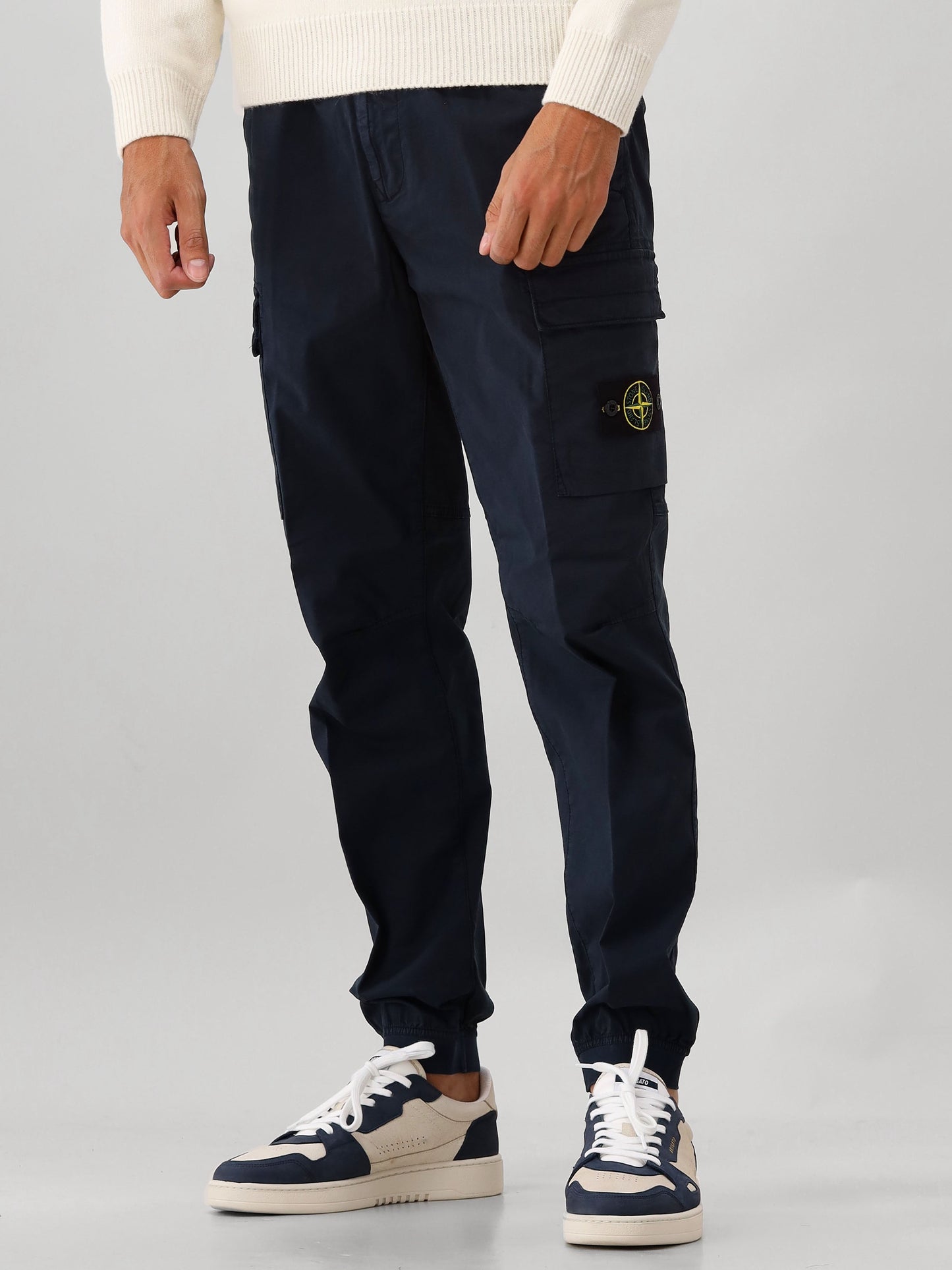 Stone Island Cargobroek Donkerblauw